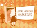 Word writing text Local Internet Marketing. Business concept for use Search Engines for Reviews and Business List