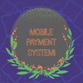 Word writing text Mobile Payment System. Business concept for Payment service performed via mobile devices Blank Color