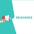 Word writing text Relevance Royalty Free Stock Photo