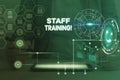 Word writing text Staff Training. Business concept for learn specific knowledge improve perforanalysisce in current roles Picture Royalty Free Stock Photo