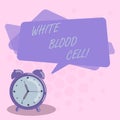 Word writing text White Blood Cell. Business concept for Leucocytes in charge of protect body from infections Blank