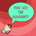 Word writing text Work Rate Time Management. Business concept for Managing schedules and work planning schemes Blank