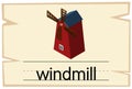 Wordcard design for word windmill