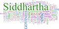 Wordcloud - Hesse - Siddharta Royalty Free Stock Photo