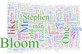 Wordcloud - Joyce - Ulysses Royalty Free Stock Photo