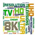 Wordcloud word tags of 8k concept