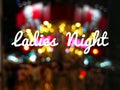 Wording Ladies Night