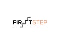 Wordmark typography of first step with letter s as stair depth