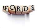 Words Royalty Free Stock Photo