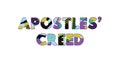 Apostles` Creed Concept Word Art Illustration Royalty Free Stock Photo