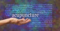 Words associated with the benefits and uses of Acupuncture