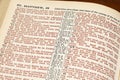 Words of Christ in Red From Bible Page Royalty Free Stock Photo