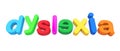 Words Dyslexia Isolated