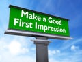 Make a good first impression