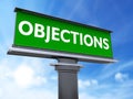 Objections Royalty Free Stock Photo