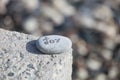 Words on pebble stones Ã¢â¬â motivational concept slogan Ã¢â¬â word joy