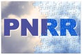 Words PNRR - The European Recovery and Resilience Plan Royalty Free Stock Photo