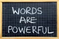 Words Are Powerful Royalty Free Stock Photo