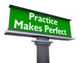 Practice makes perfect Royalty Free Stock Photo