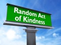 Random act of kindness Royalty Free Stock Photo