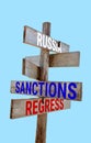 Words war, russia, insane, sanctions, aggression, regress