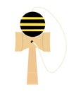 Isolated kendama japanese toy flat design