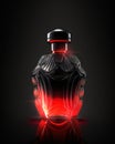 A Work of Art: Handcrafted Perfume Bottle with Intricate Patterns. Generative AI