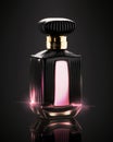 A Work of Art: Handcrafted Perfume Bottle with Intricate Patterns. Generative AI