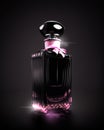 A Work of Art: Handcrafted Perfume Bottle with Intricate Patterns. Generative AI