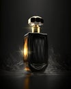 A Work of Art: Handcrafted Perfume Bottle with Intricate Patterns. Generative AI