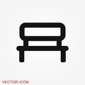 Work bench icon, illustration, logo isolated on background