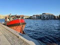 Work boat in the inner harbor of Copenhagen