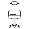 Work chair icon outline vector. Office sit Royalty Free Stock Photo
