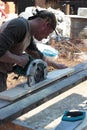 Work on the circular saw