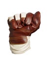 Work glove - fight Royalty Free Stock Photo