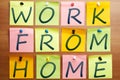 Work from home ad Royalty Free Stock Photo