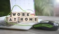 Work at home concept Royalty Free Stock Photo