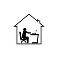 Work from home logo