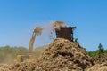 Work industrial machinery, wood shredder chipper machine to remove