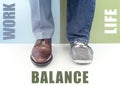 Work life balance career business working shoes and half sports casual shoes