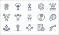 work life balance line icons. linear set. quality vector line set such as ambition, community, success, work, enjoy, work life,