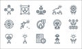 Work life balance line icons. linear set. quality vector line set such as quality of life, work, mental, relaxation, wellness,