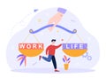 Work life balance Royalty Free Stock Photo