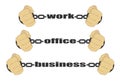 Work, office, business signs