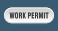 work permit button. rounded sign on white background Royalty Free Stock Photo