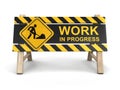 Work in progress sign Royalty Free Stock Photo