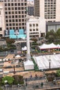 Work in progress in Union Square, San Francisco Royalty Free Stock Photo