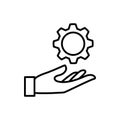 Work responsibility icon, illustration