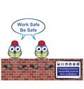 Work safe message Royalty Free Stock Photo