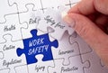 Work Safety Concept Puzzle